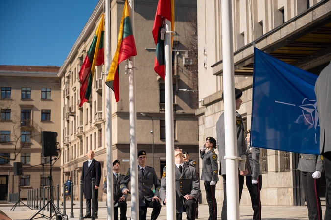 Kaunas iškilmingai minėjo 21-ąsias Lietuvos narystės NATO metines
