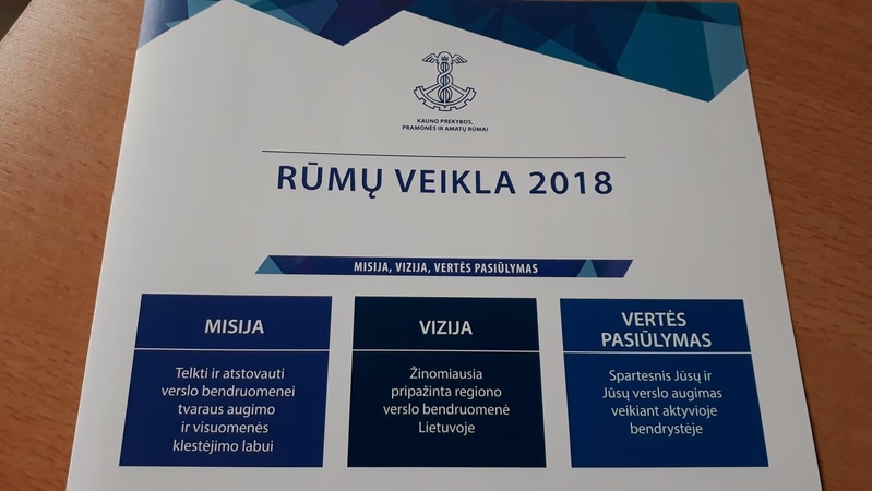 Rūmų veikla 2018 m.