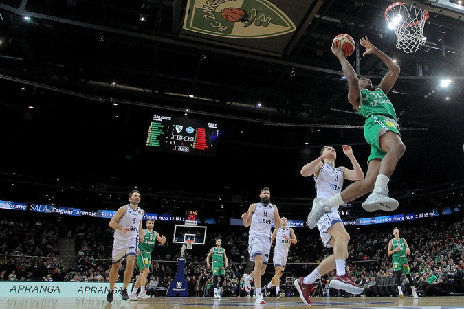 Triuškinanti pergalė: „Žalgiris“ be problemų įveikė „CBet“ komandą