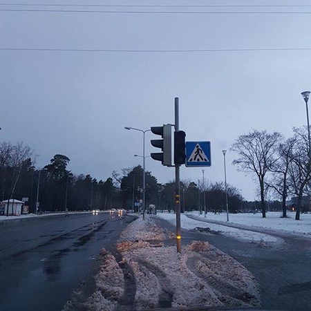 Vandalų taikinys – šviesoforas