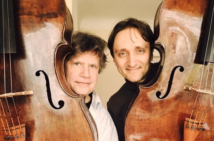 „Guarneri“ violončelių duetas: S.Forsbergas ir V.Sondeckis.