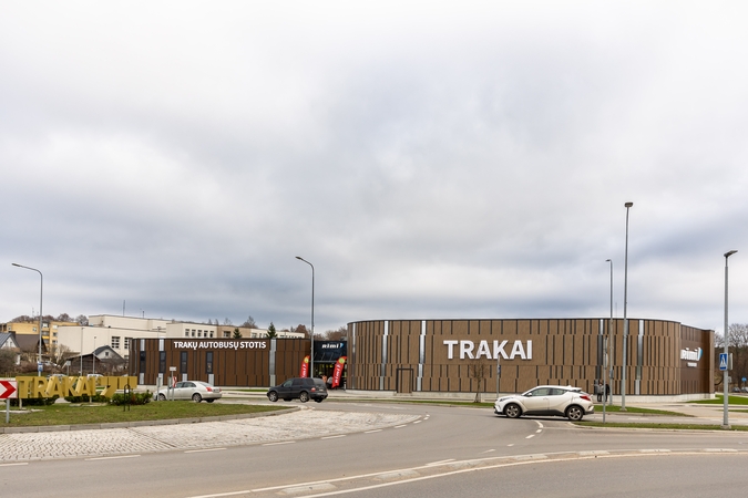 Baigta statyti Trakų autobusų stotis – kainavo beveik 6 mln. eurų