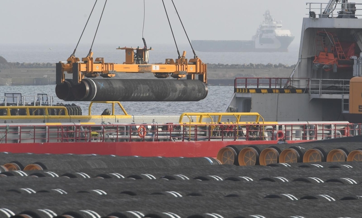 JAV reikalauja, kad „Nord Stream 2“ rangovai iki sausio vidurio nutrauktų darbą