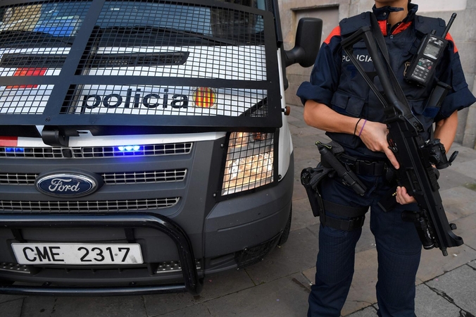 Katalonijos policininkai atsidūrė nepavydėtinoje padėtyje