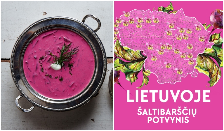 Lietuvoje pristatytas netradicinių šaltibarščių žemėlapis
