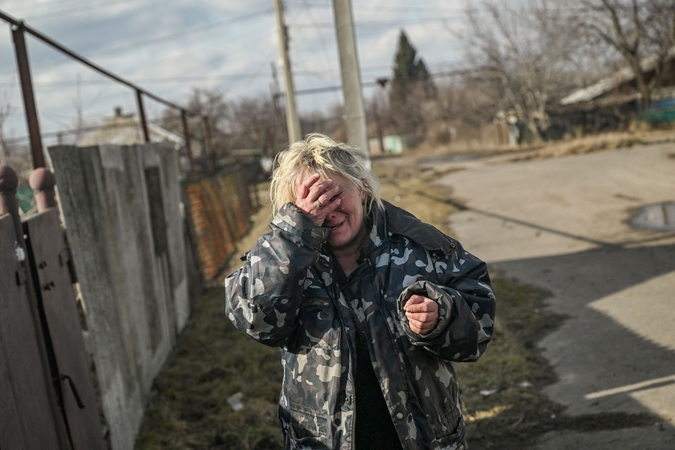 Ukrainos kariuomenė siekia stiprinti gynybines pozicijas Bachmute