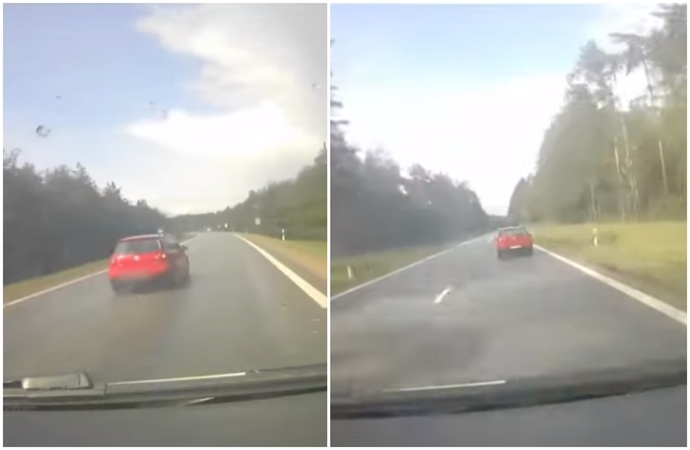 120 km/val. greičiu važiavusius pareigūnus aplenkęs vairuotojas: skubėjau, nes labai skubu