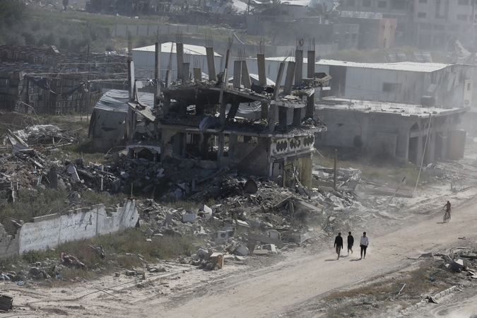 B. Netanyahu: Izraelis yra per vieną žingsnį nuo pergalės Gazos Ruože