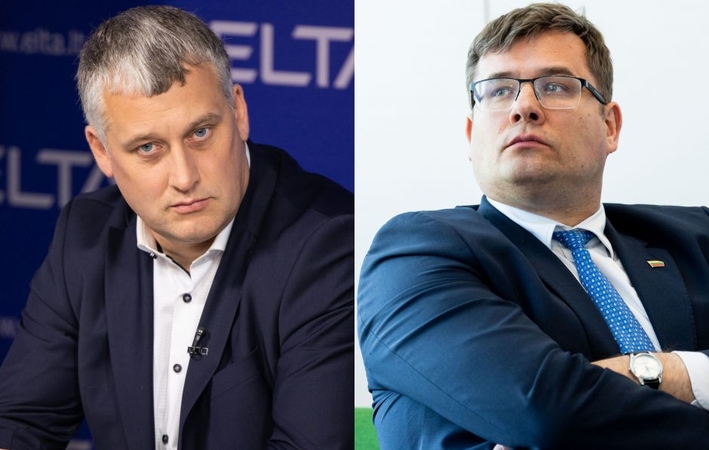 Seimo etikos sargai nutarė tirti, ar Laurynas Kasčiūnas grasino Valiui Ąžuolui