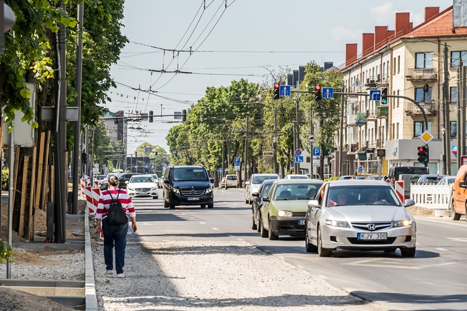 Darbai Savanorių prospekte: ar bus ribojamas eismas?