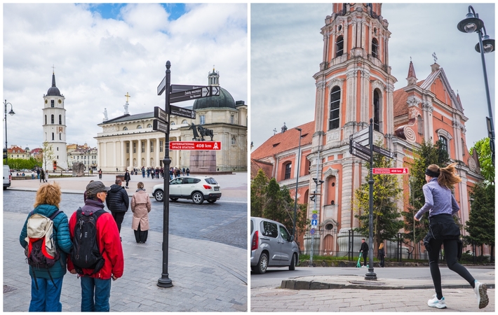 Vilnius rodo kelią į kosmosą: miesto centre – nauji ženklai