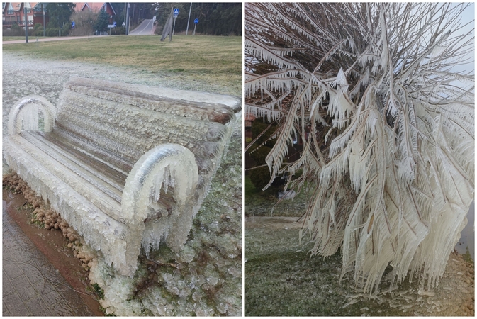 Užfiksuota žemiausia šios žiemos oro temperatūra: dėmesį traukia įspūdingi vaizdai