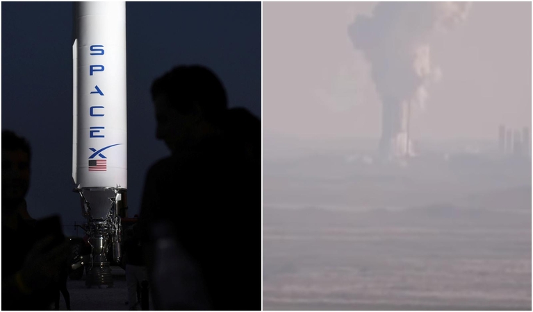 „SpaceX“ eksperimentinis erdvėlaivis sprogo atliekant bandymus