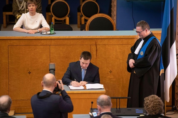 Prisaikdinta naujoji Estijos vyriausybė