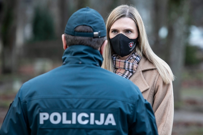 A. Bilotaitė: neskelbsime, kokiomis datomis bus įrengiami policijos postai