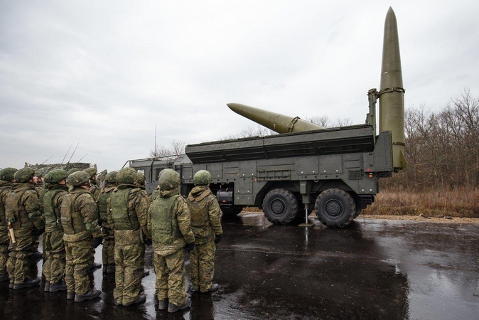 Grėsmingas Kremliaus pranešimas: šalia Lietuvos bus išbandomos „Iskander“ raketos