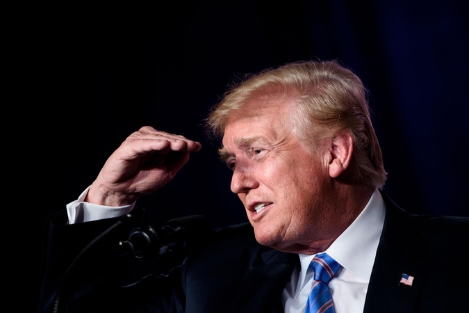 Šokiruojantys rezultatai: beveik pusė amerikiečių D. Trumpą laiko rasistu