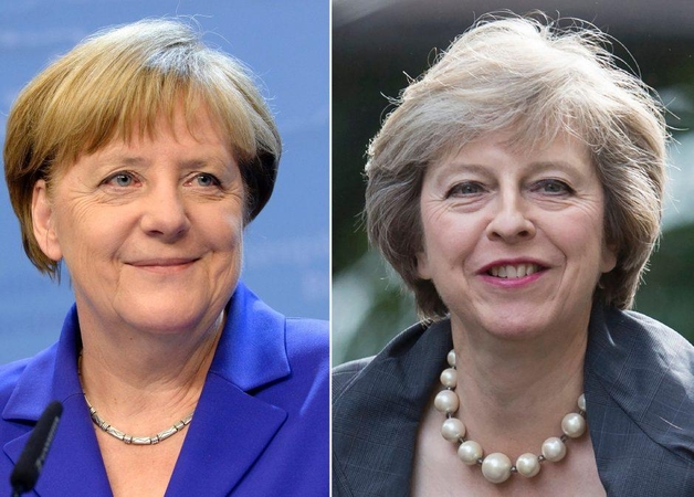 Berlyne susitiksiančios A. Merkel ir Th. May aptars „Brexit“ klausimus