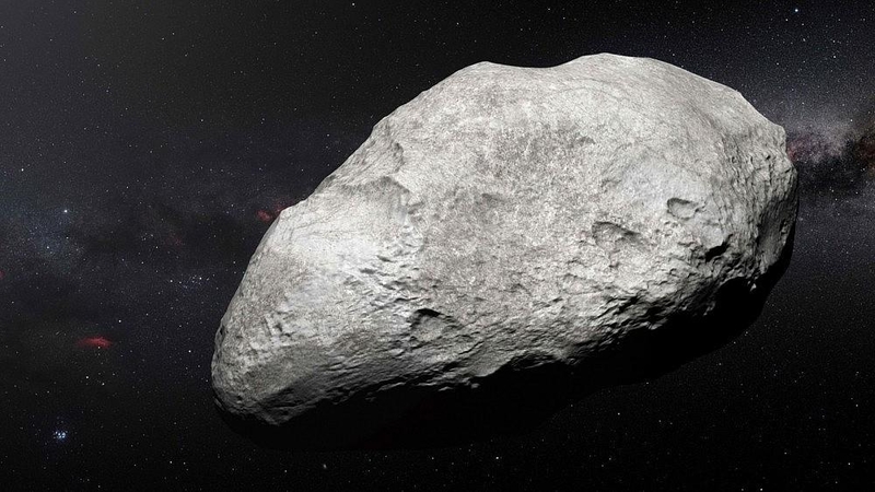 Saulės sistemos pakraštyje aptiktas iš jos vidinės srities išsviestas asteroidas