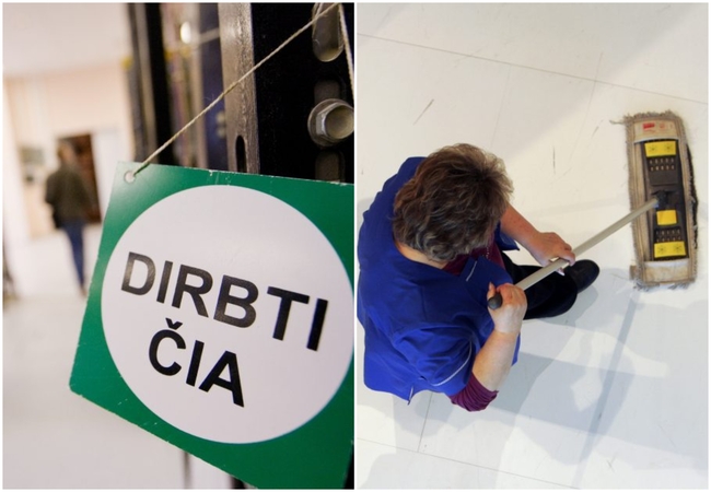 Lietuvoje nedarbo lygis didesnis nei pernai
