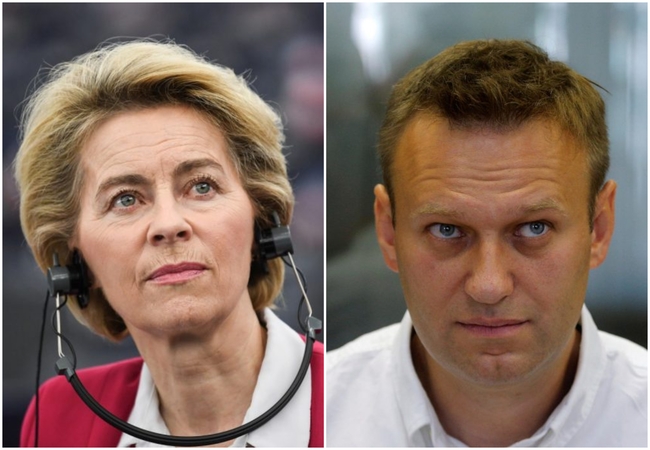 EK vadovė: A. Navalno apnuodijimas rodo, kaip Rusija elgiasi tarptautinėje arenoje