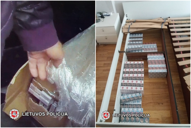Siūlęs kyšį kontrabandinių cigarečių turėjęs BMW vairuotojas „užsidirbo“ ne tik baudą