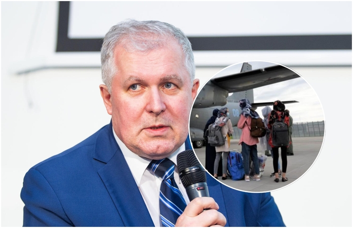 A. Anušauskas: į Lietuvą ketinama atskraidinti dar beveik pusantro šimto afganistaniečių