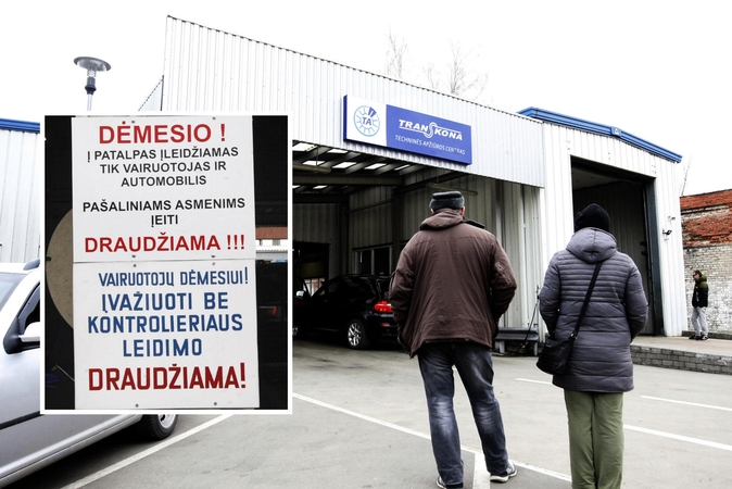 Prieš techninę apžiūrą uostamiestyje – mašinų vėdinimas