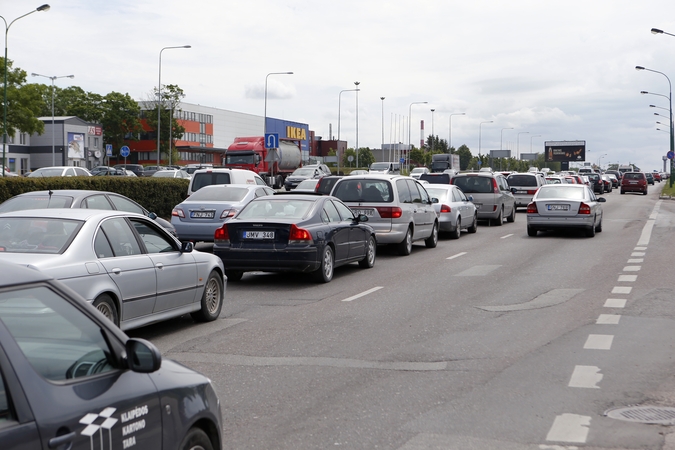 Klaipėdos gatvėse ieškos būdų mažinti spūstis 