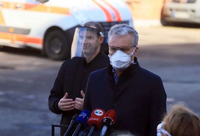 G. Nausėda apie Klaipėdos kovą su pandemija: situacija yra valdoma