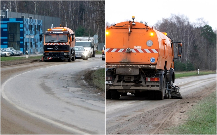 Gyventojai piktinasi keliu į Klaipėdą: skundžiasi, jog virto purvynu