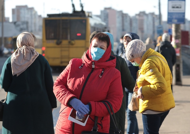 Ukrainoje užfiksuoti 406 nauji COVID-19 atvejai, 12 mirties atvejų