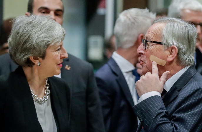 Th. May giria „pažangą“ derybose dėl „Brexit“