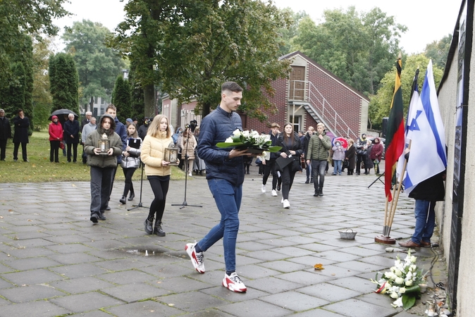 Klaipėdoje paminėta žydų tragedijos sukaktis