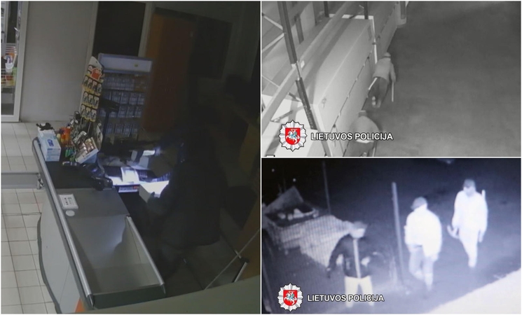 Policija sulaikė siautėjusius seifų vagis: visi jie – užsieniečiai (vaizdo įrašas)