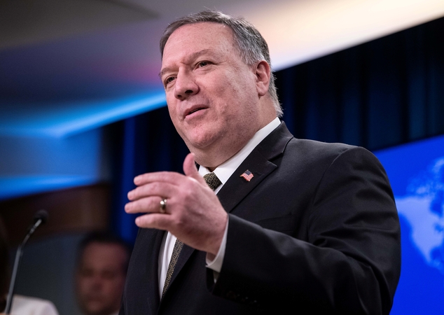 Izraelio vyriausybės prisaikdinimas atidėtas dėl M. Pompeo vizito