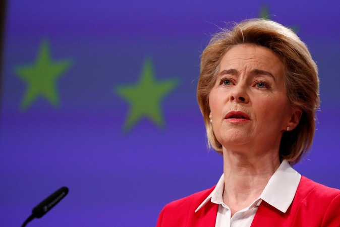 Europos Komisijos pirmininkė atsiprašo Italijos, bet „koronaobligacijoms“ nepritaria