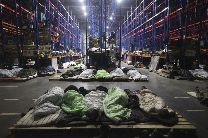Berlynas atmetė A. Lukašenkos raginimą įsileisti 2 tūkst. pasienyje įstrigusių migrantų