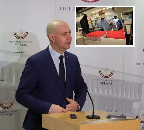 A. Veryga: koronaviruso tyrimų apimtys bus didinamos, bet atsakingai