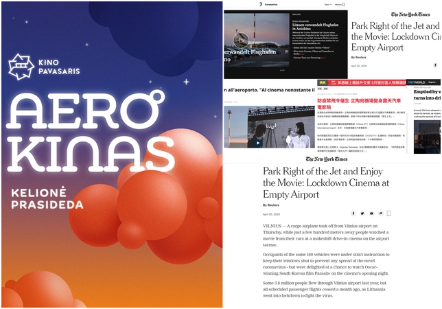 Projekto „Aerokinas“ tarptautinė sėkmė: 400 publikacijų pasaulio žiniasklaidoje