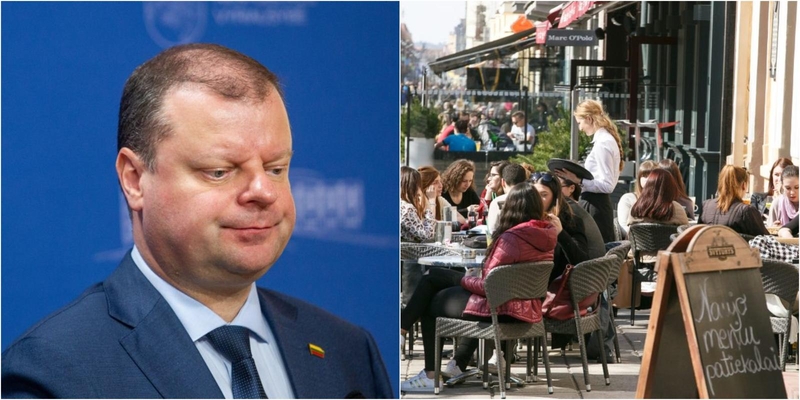 S. Skvernelis apie draudimą prekiauti alkoholiu lauko kavinėse: reikia svarstyti 