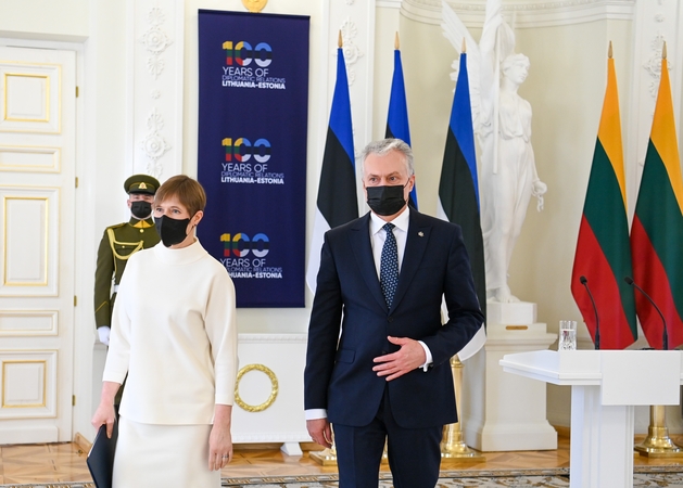 Kersti Kaljulaid ir Gitanas Nausėda