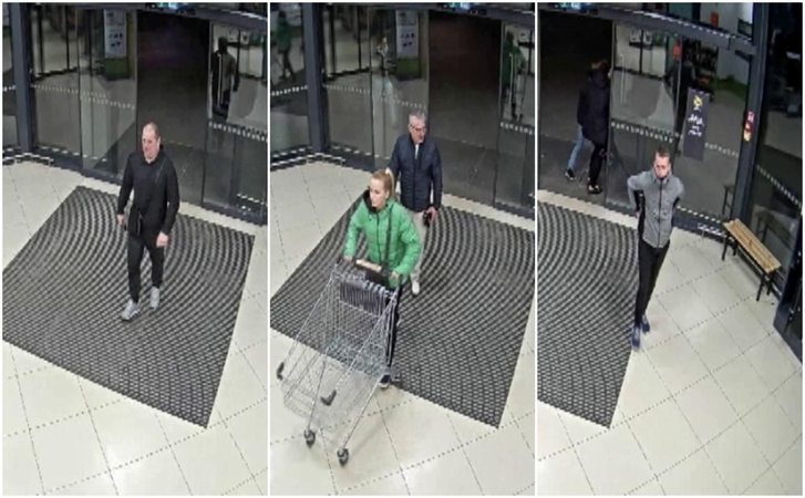 Policija ieško vaizdo kameromis užfiksuotų asmenų (gal matėte?)