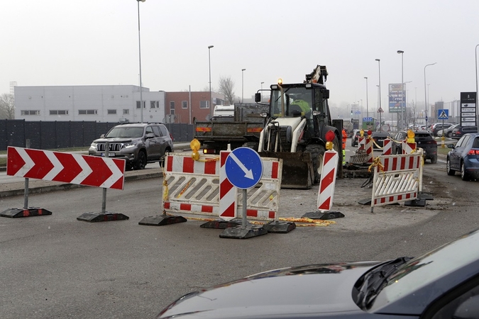 Vandentiekio avarija Liepų gatvėje – likviduota