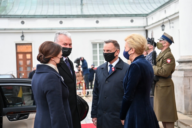 G. Nausėda: lietuvių ir lenkų vienybė bei solidarumas svarbūs užtikrinant regiono saugumą