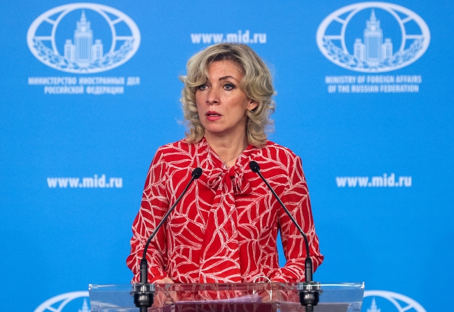 V. Putinas Rusijos URM atstovei M. Zacharovai suteikė aukščiausią diplomatinį rangą