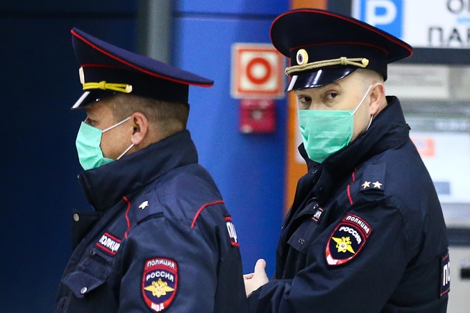 Rusijoje koronavirusu užsikrėtusių žmonių skaičius viršijo 3,5 tūkst.