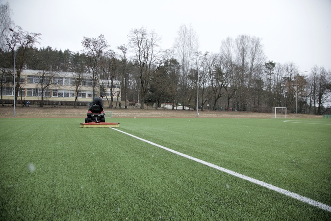 Po žiemos vilniečiams atveriami sutvarkyti sporto aikštynai