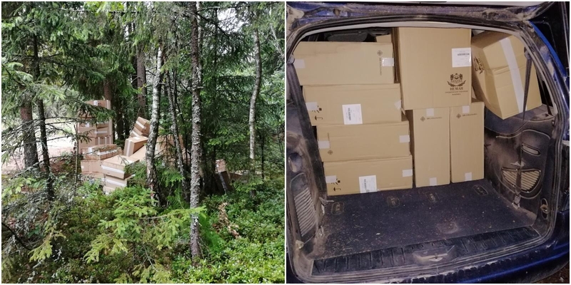 Varėnoje pasieniečiai sulaikė didelį kontrabandos krovinį