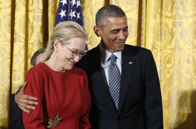 B. Obama su meile pagerbė M. Streep